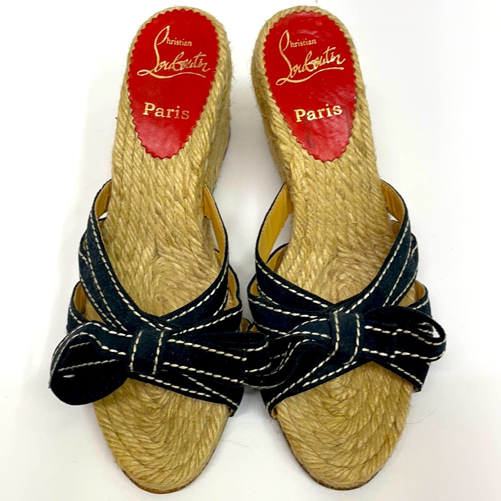 Christian Louboutin wedge sandals
